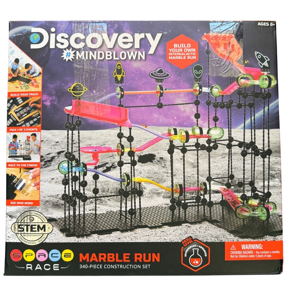 Discovery Mindblown Marble Run Space Race‎ construction block STEM Science Math